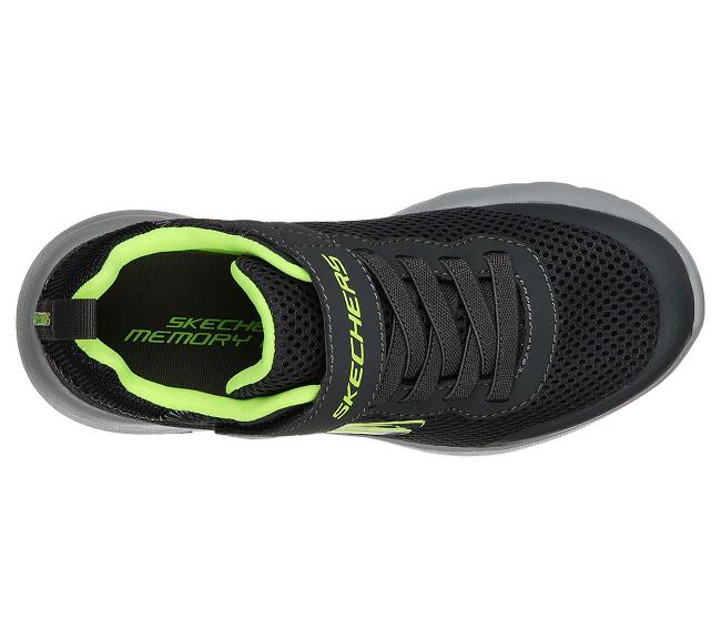 Zapatillas Skechers Con Velcro Niños - Dynamight 2.0 Gris XCNHR5740